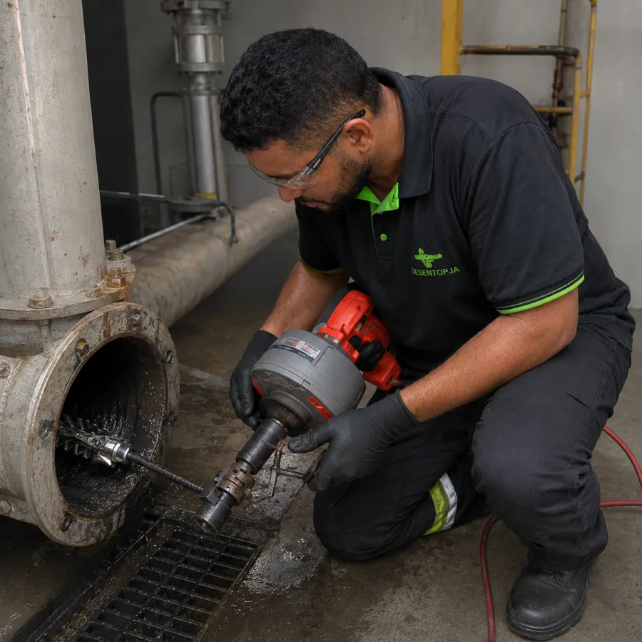 Limpeza de Tubulações Industriais e Comerciais